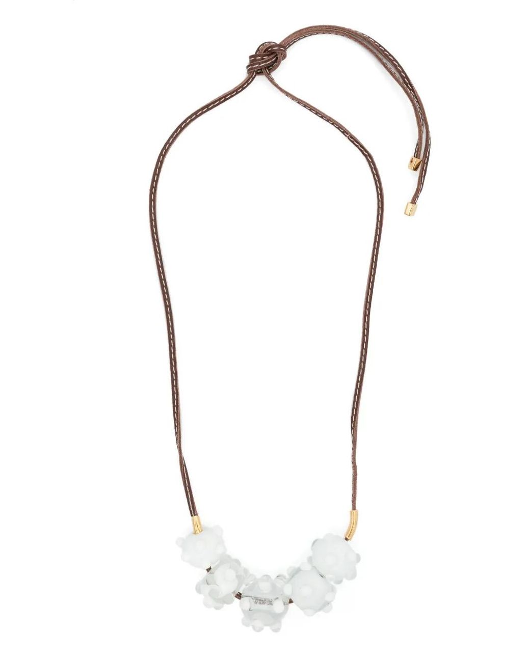 Colville White Murano Glass Necklace