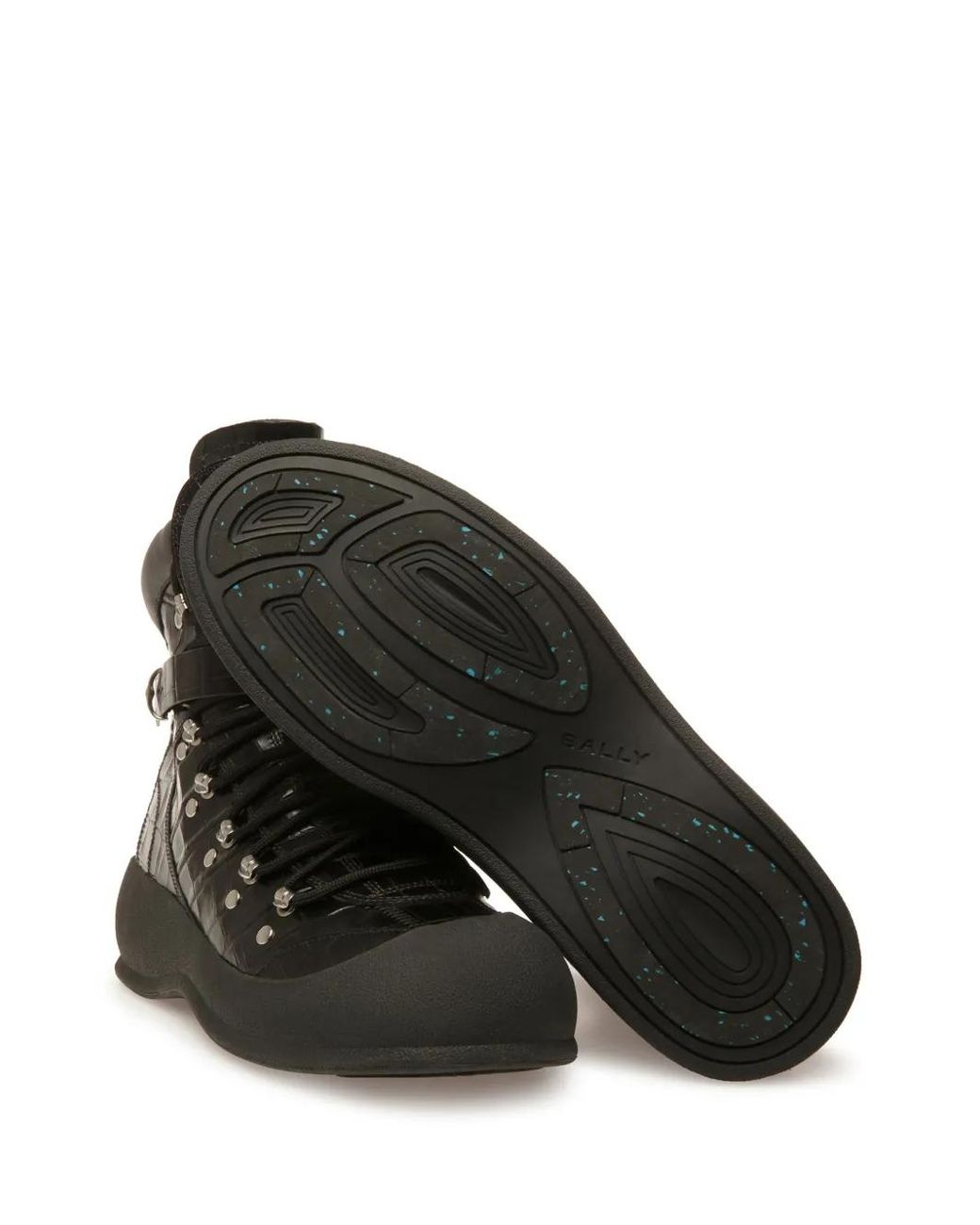 Bally Black Clyff Crocodile-Embossed Boots for men