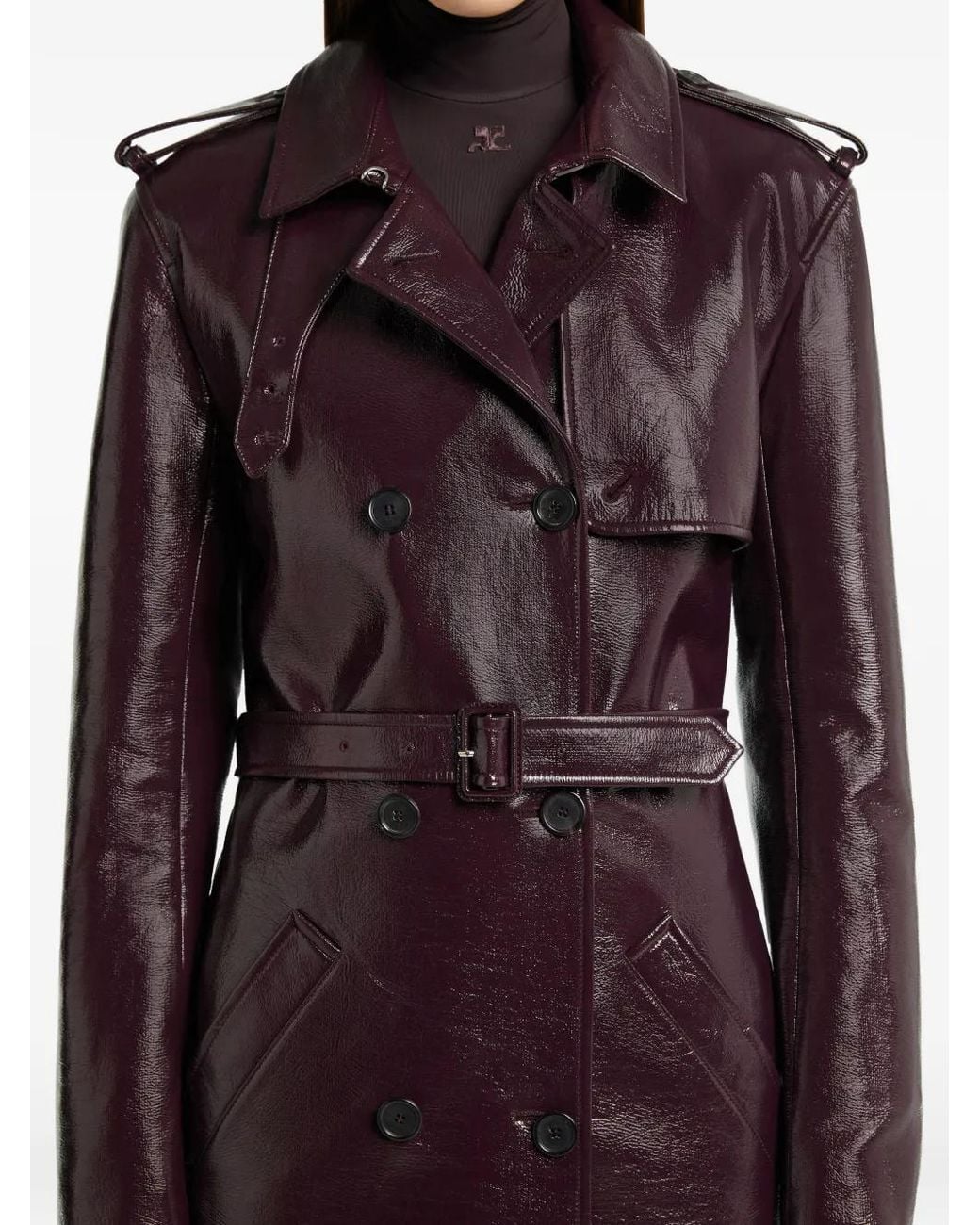 Courreges Purple Trench