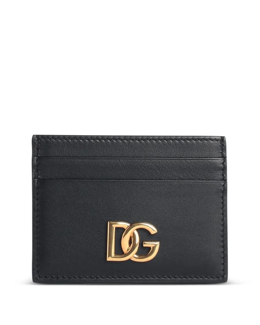 Dolce & Gabbana Black Dg Logo Card Holder