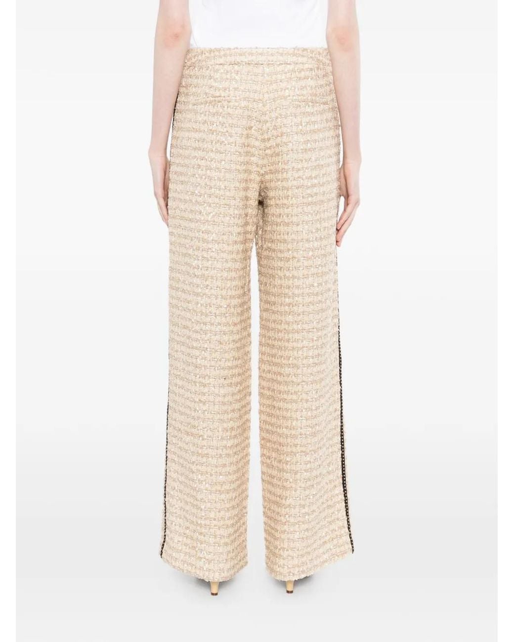 Karl Lagerfeld Natural Pantalon À Design Texturé