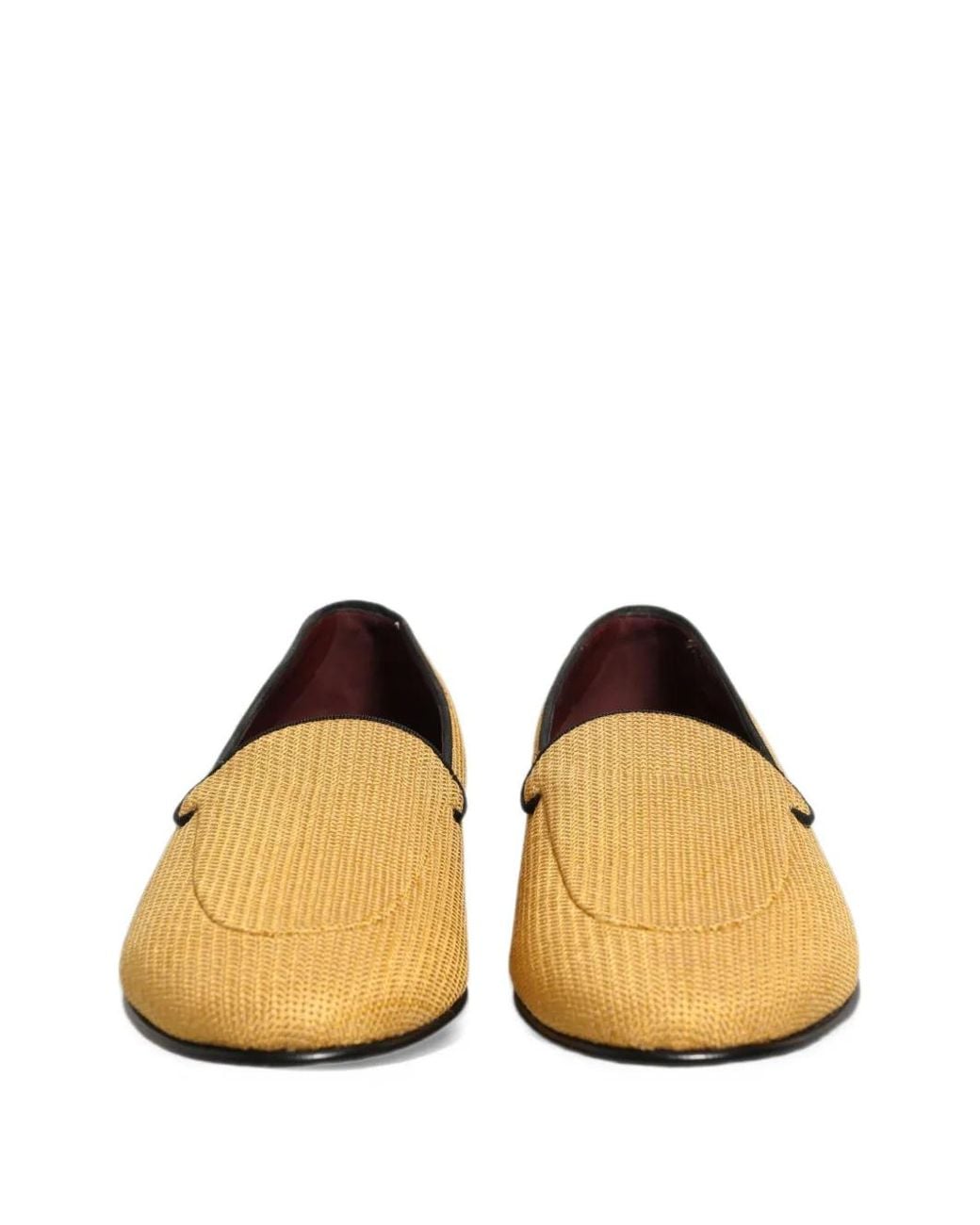 Dolce & Gabbana Natural Woven Loafers for men