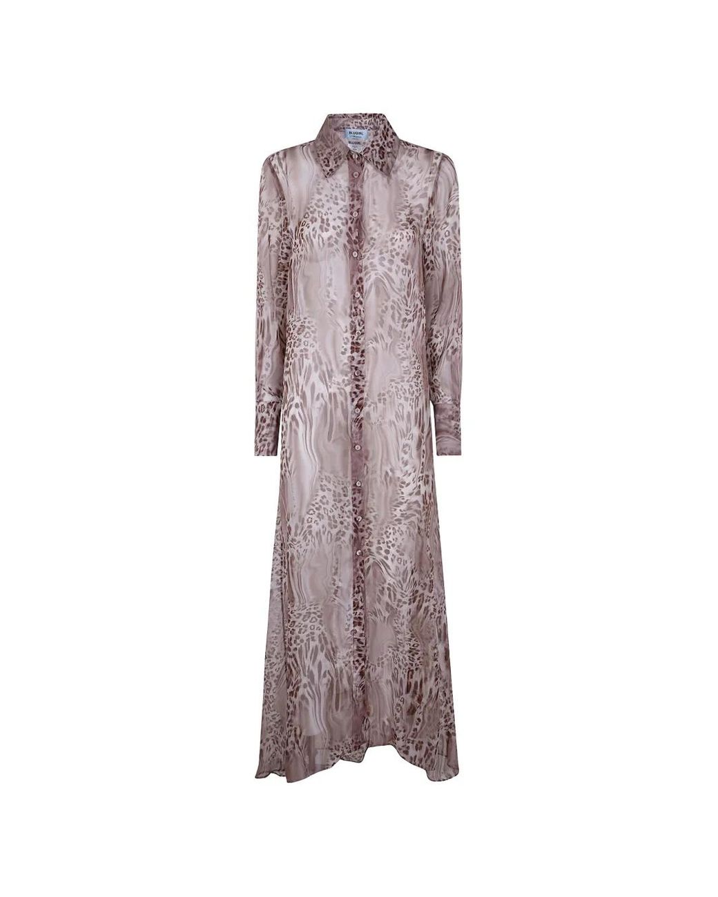 Blugirl Blumarine Natural Melted Leopard Shirt