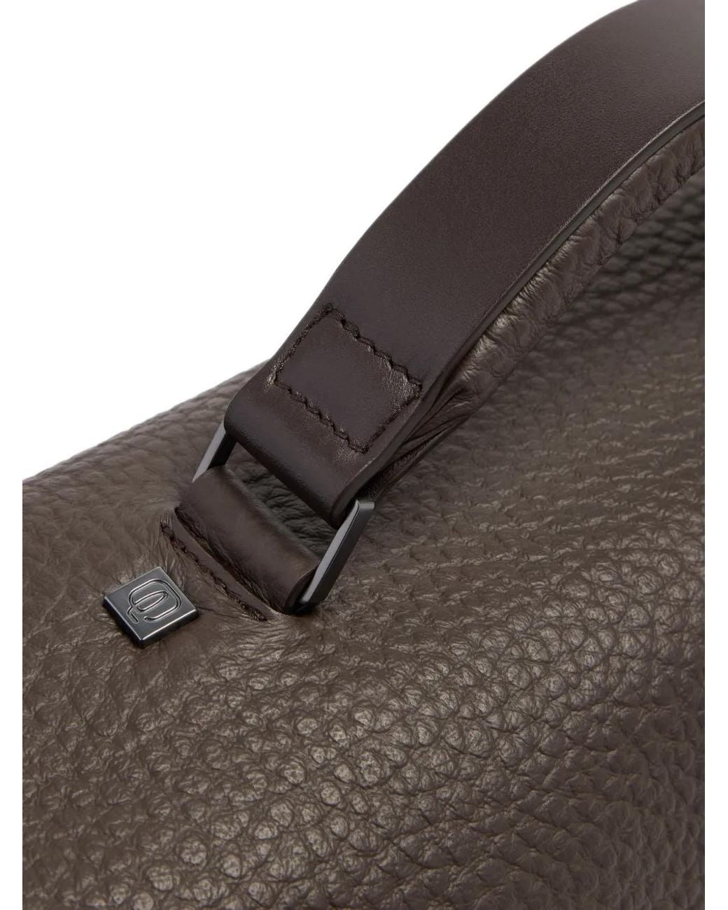 Portadocumenti Con Applicazione di Piquadro in Brown da Uomo
