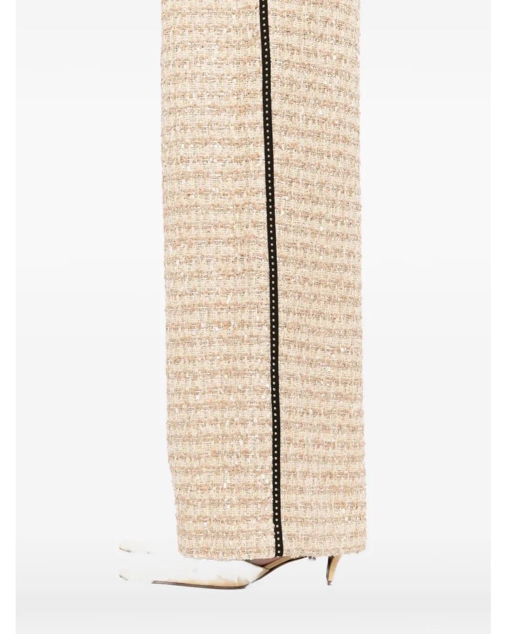 Karl Lagerfeld Natural Pantalon À Design Texturé