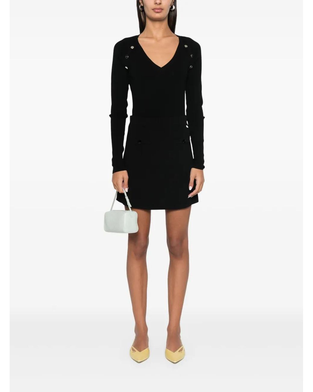 Liu Jo Black Sweater With Buttons