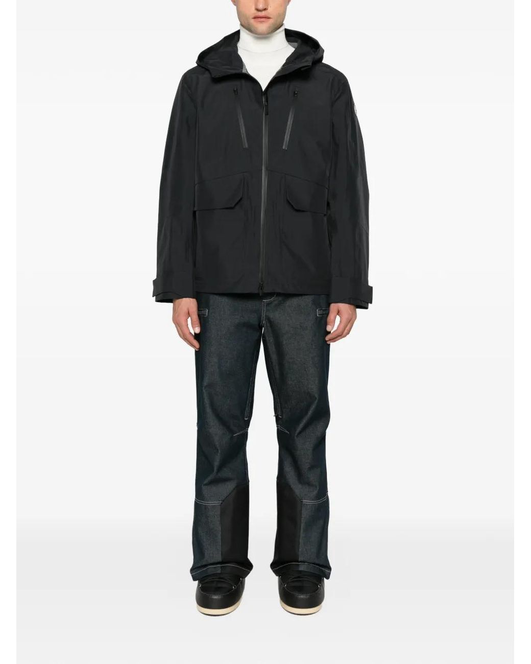 Fusalp Black Fromon Hooded Ski Jacket for men