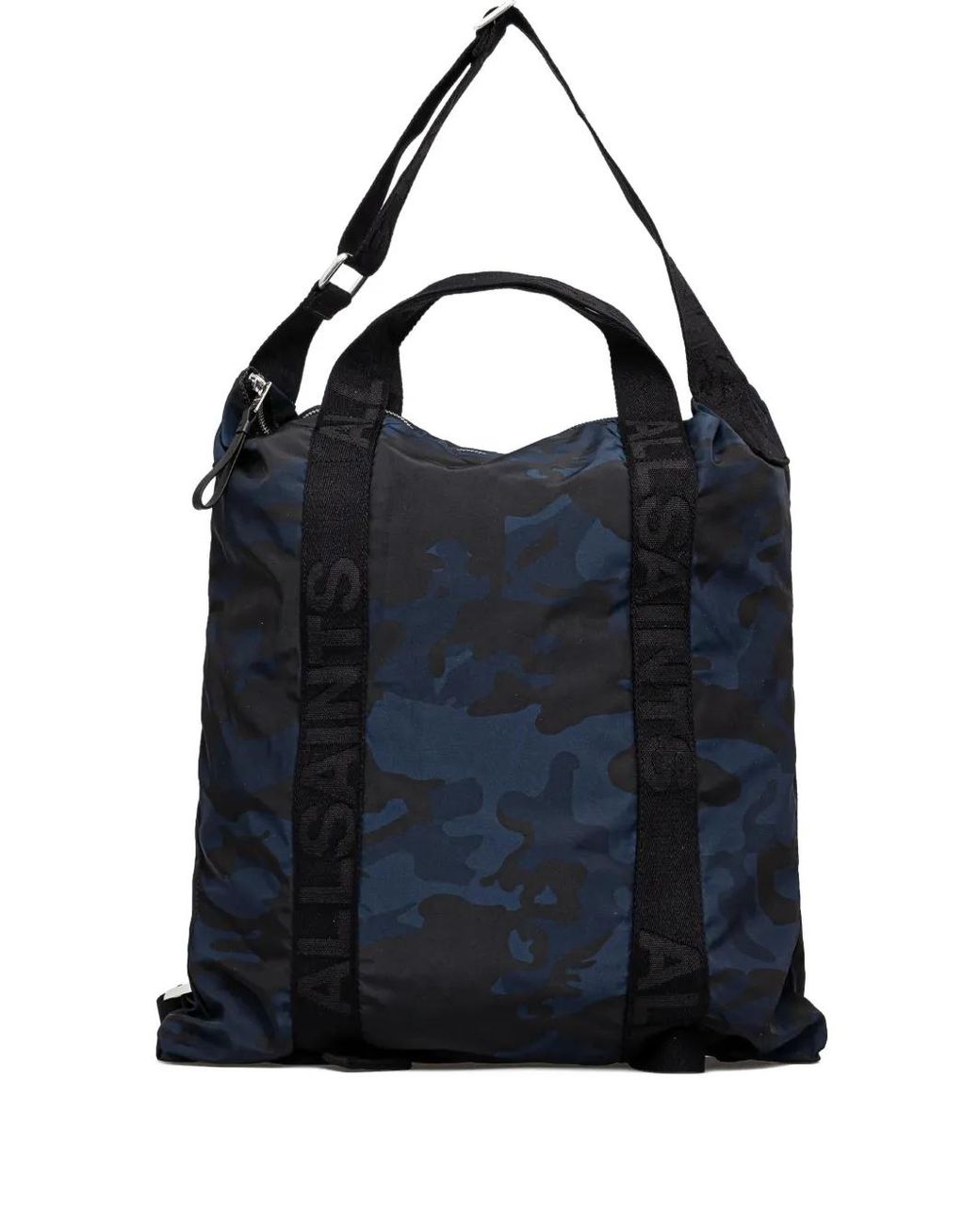AllSaints Blue Kei Multi-Use Backpack for men