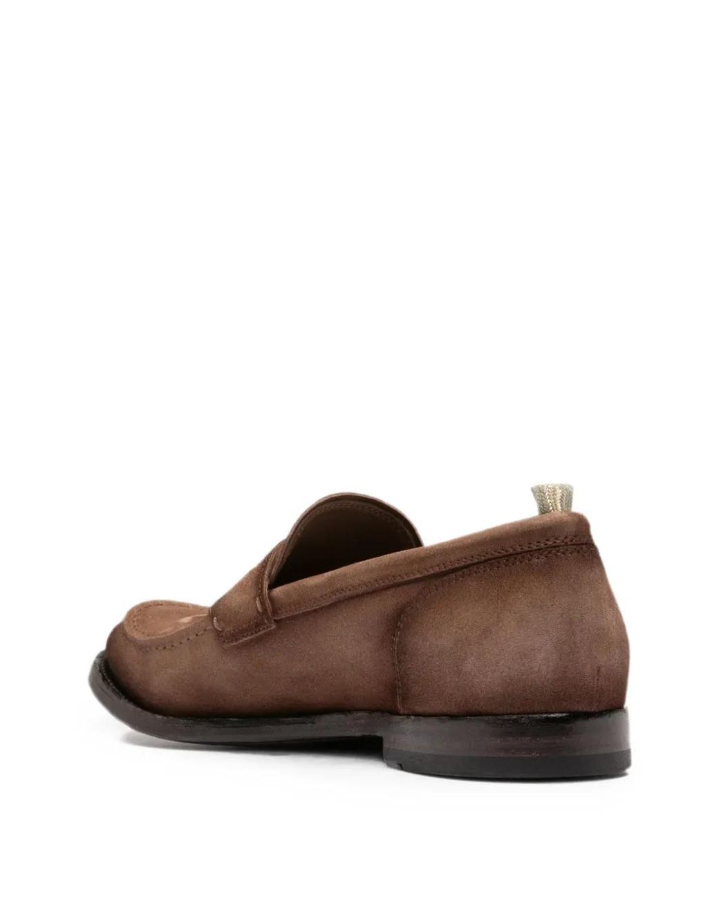 Officine Creative Brown Anatomia Penny Loafers for men