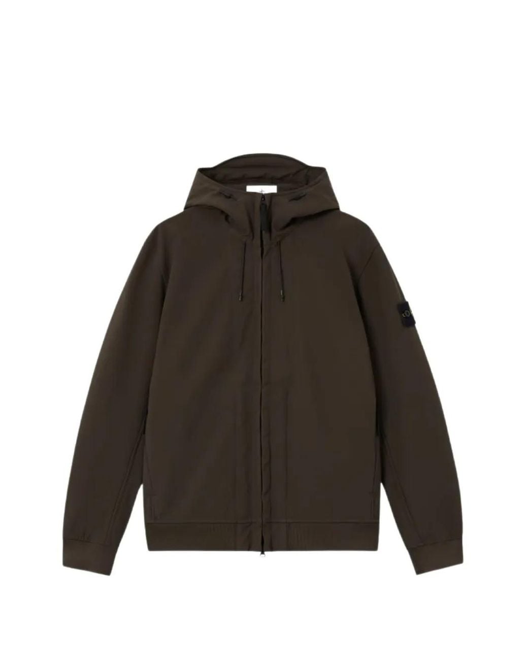 Stone Island Brown Q100004 Soft Shell-R_E.Dye Technology Jacket for men