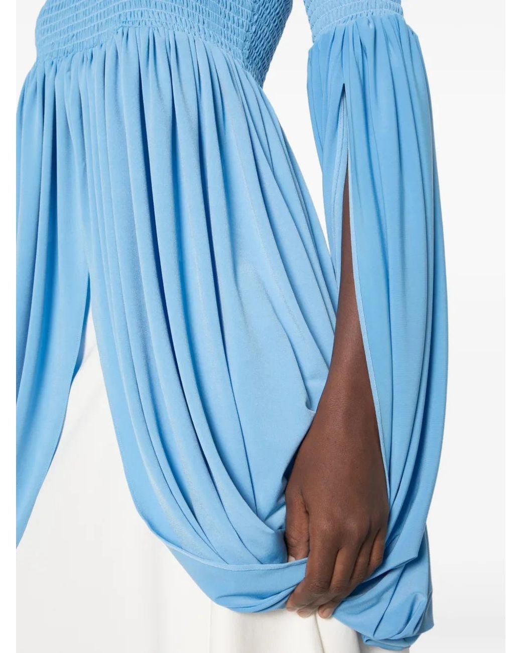 Coperni Off-Shoulder Top in het Blue
