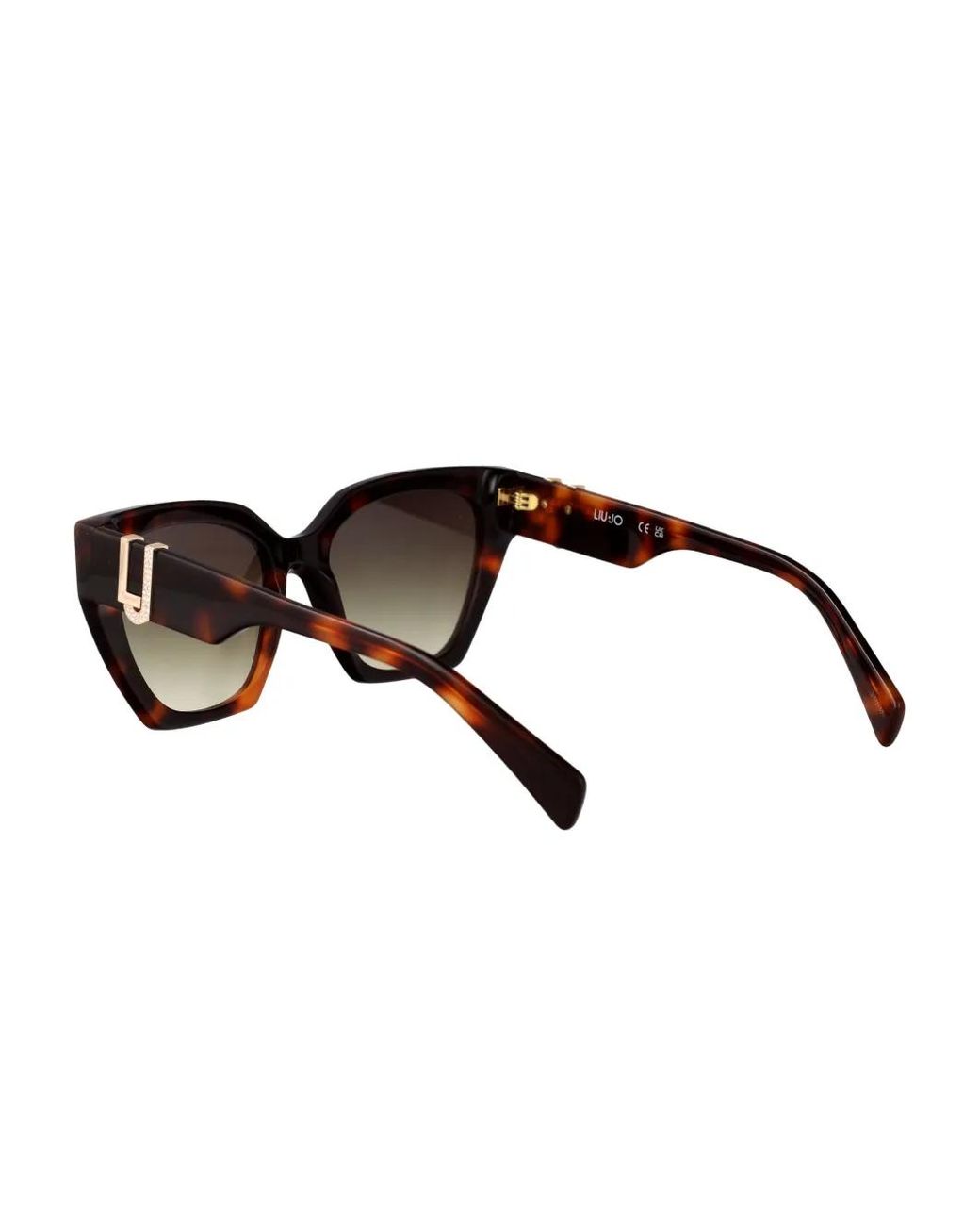 Liu Jo Brown Lj814Sr Tortoiseshell Cat-Eye Sunglasses