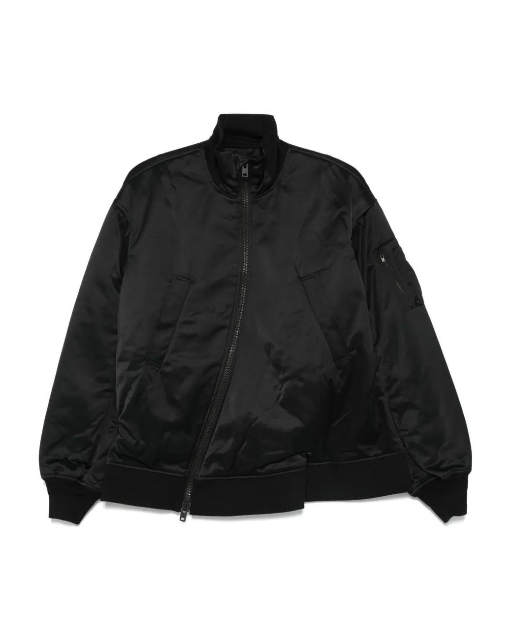 Chaqueta Bómber De Manga Larga Y-3 de color Black