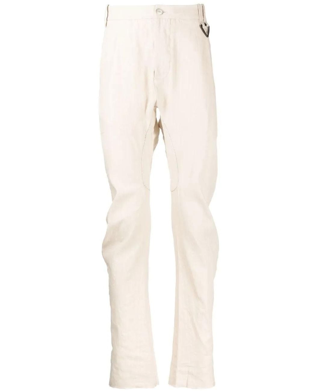 Masnada Multicolor Pinstripe Slim-Cut Chinos for men