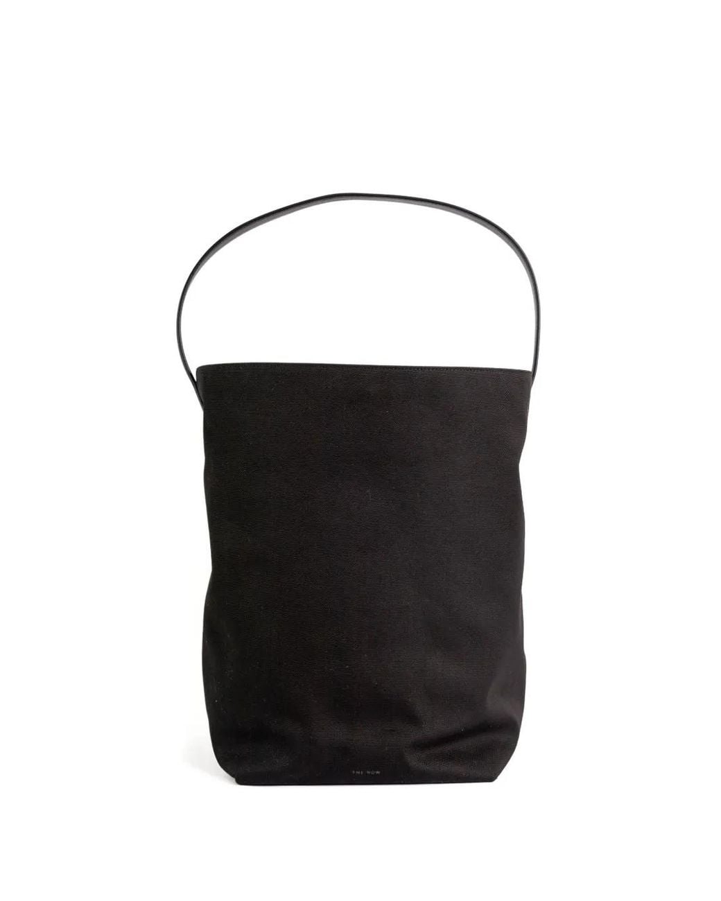 The Row Black Large N/S Park Tote Bag