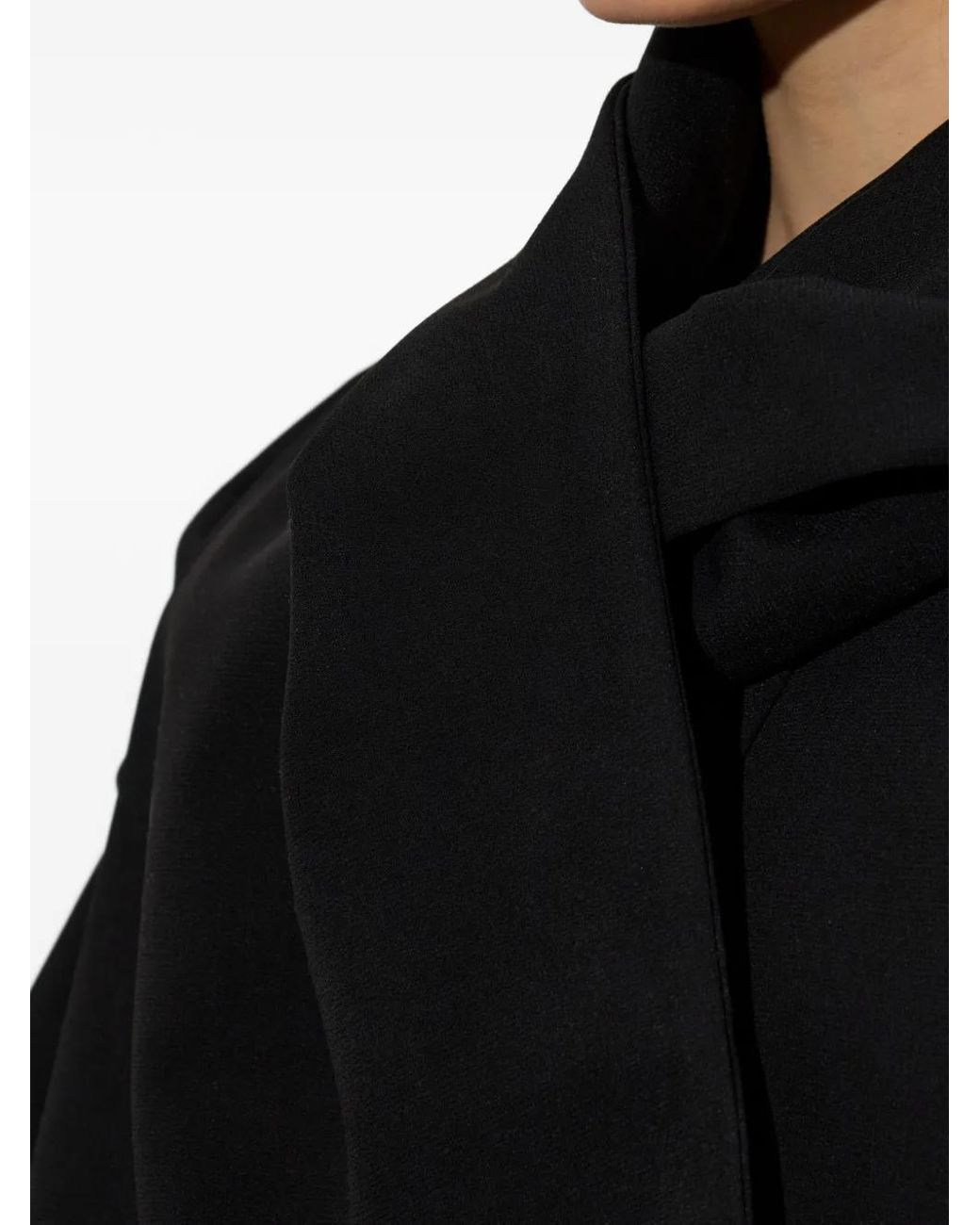 Entire studios Jas Met Riem in het Black