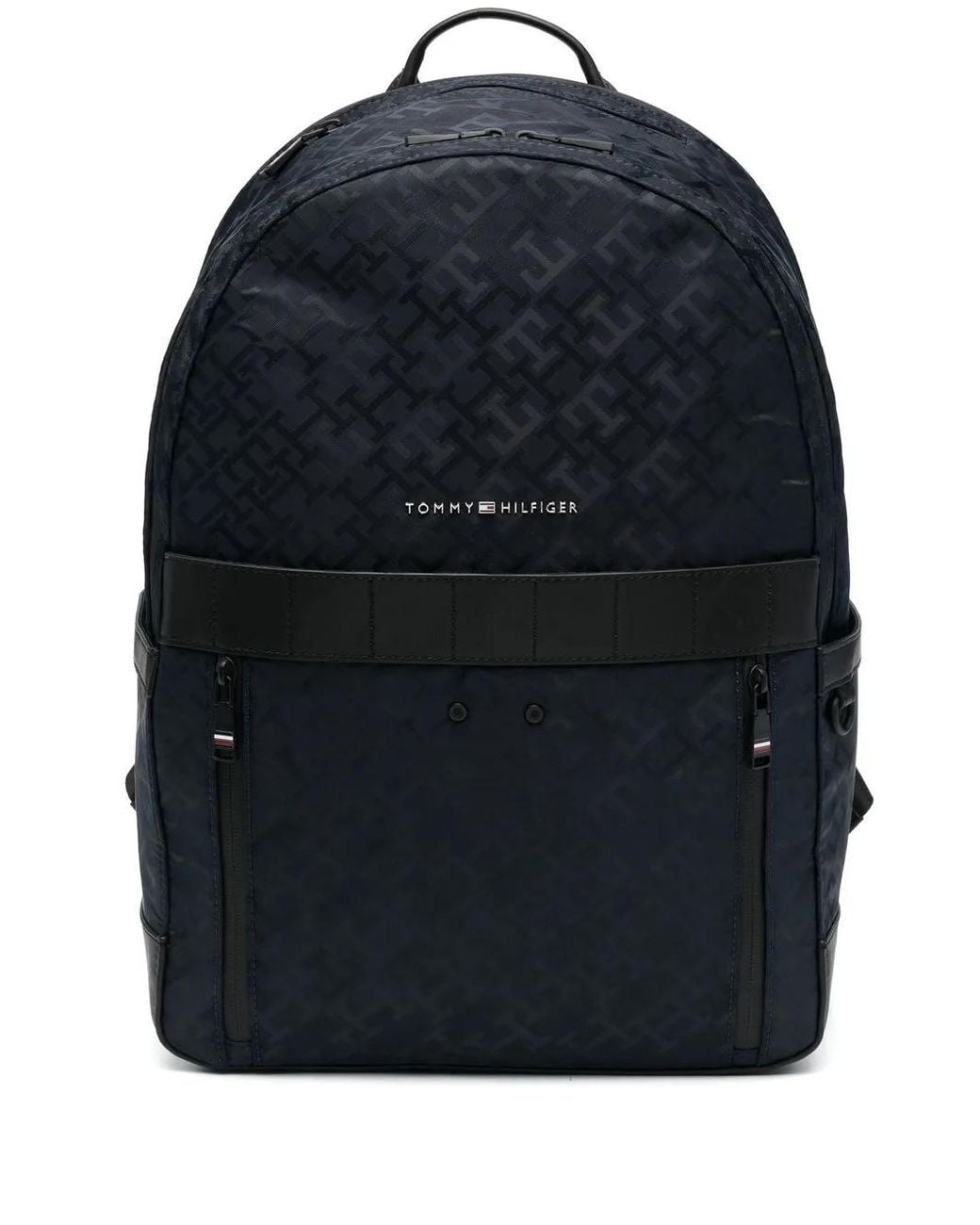 Tommy Hilfiger Blue Logo Print Backpack for men