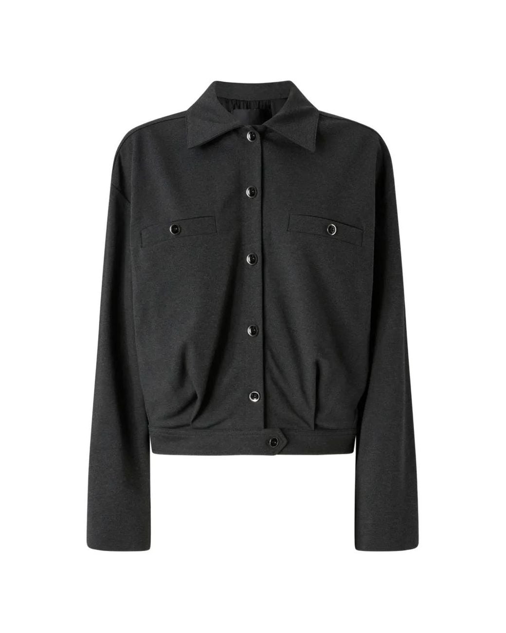 Pinko Black Relaxed-Fit Overshirt