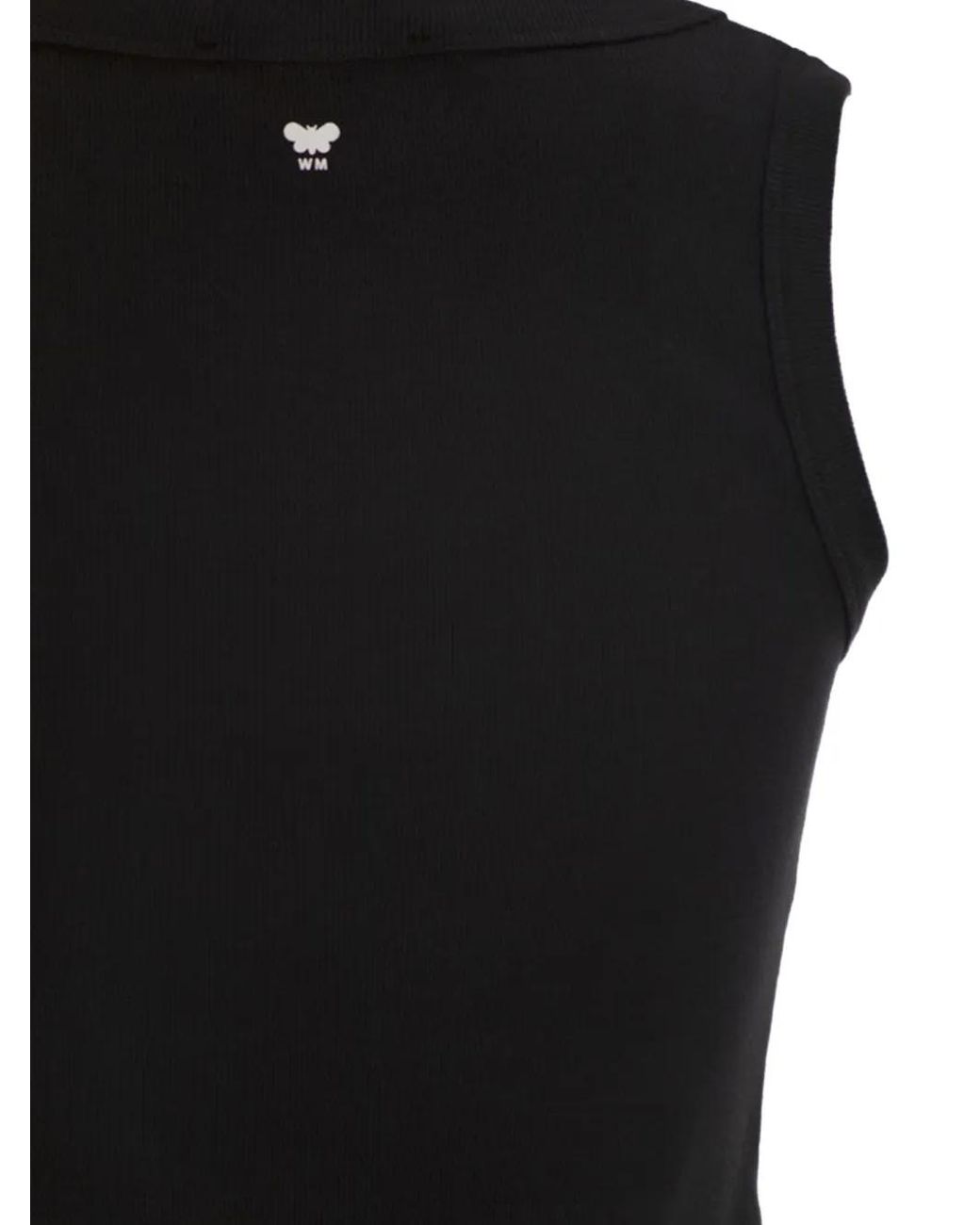 Weekend by Maxmara Black Scoop-Neck Tank Top