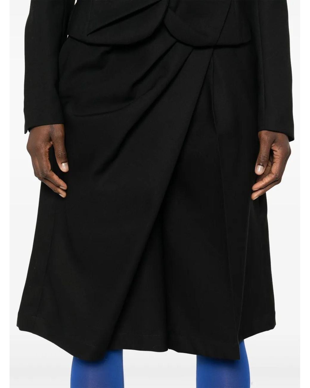 Viktor & Rolf Black Drapierte Hose