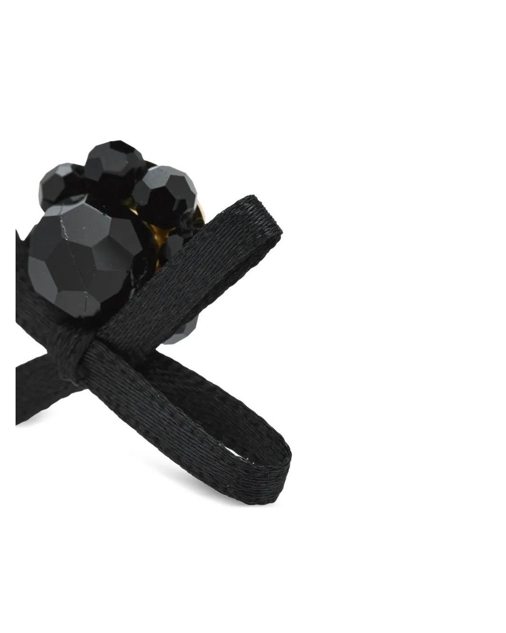 Orecchini Con Cristalli di Simone Rocha in Black