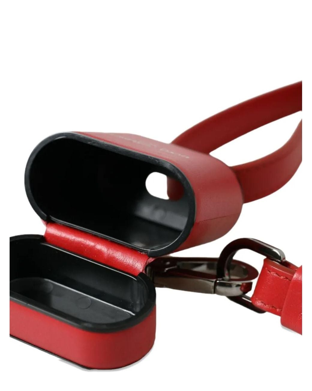 Étui Pour Airpods En Cuir À Logo Imprimé Dolce & Gabbana pour homme en coloris Red
