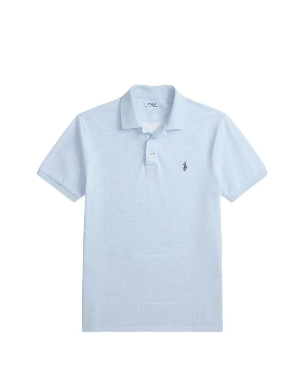 Polo Ralph Lauren Blue Polo À Logo Brodé Et À Carreaux for men