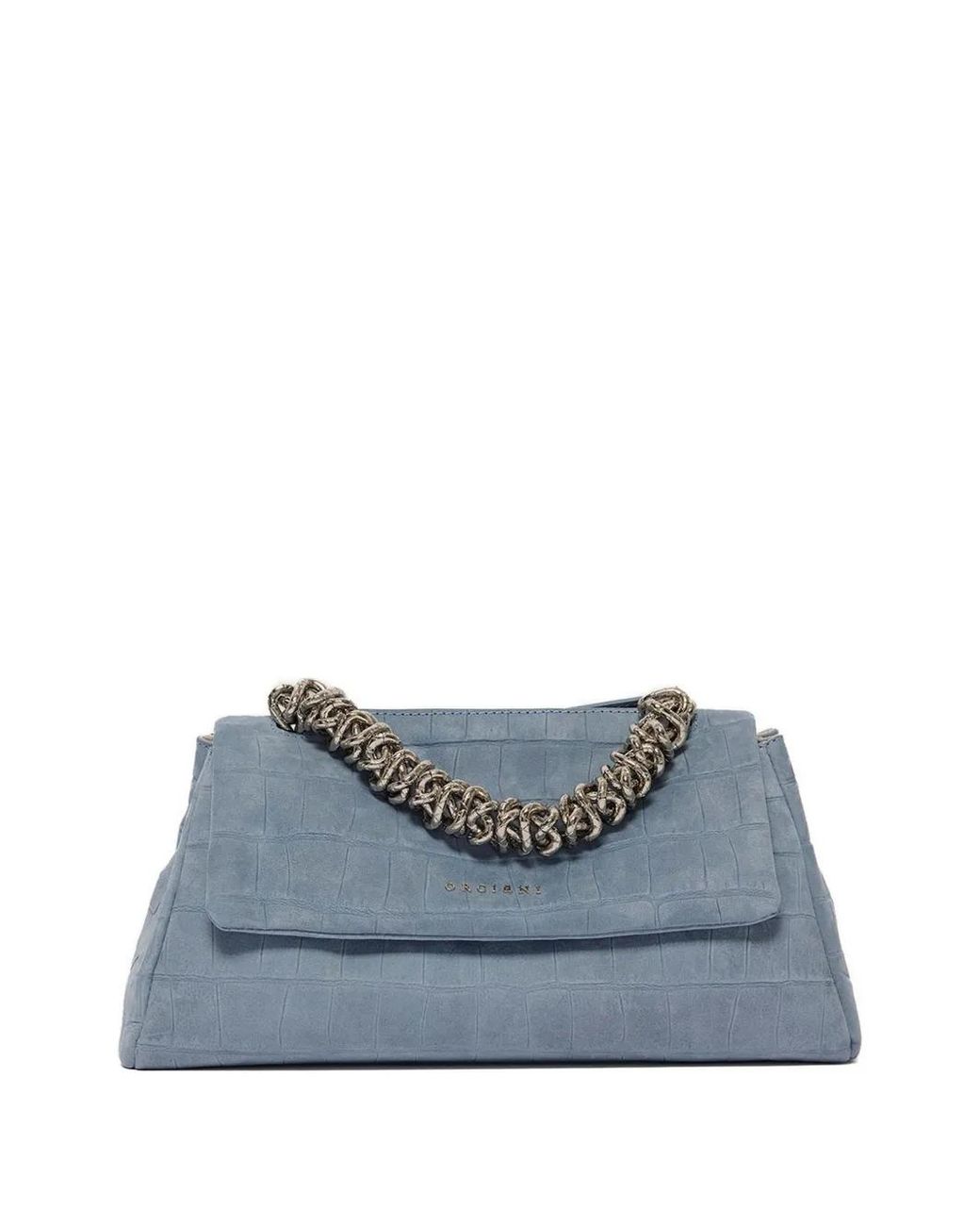 Orciani Blue Sveva Longuette Tote Bag