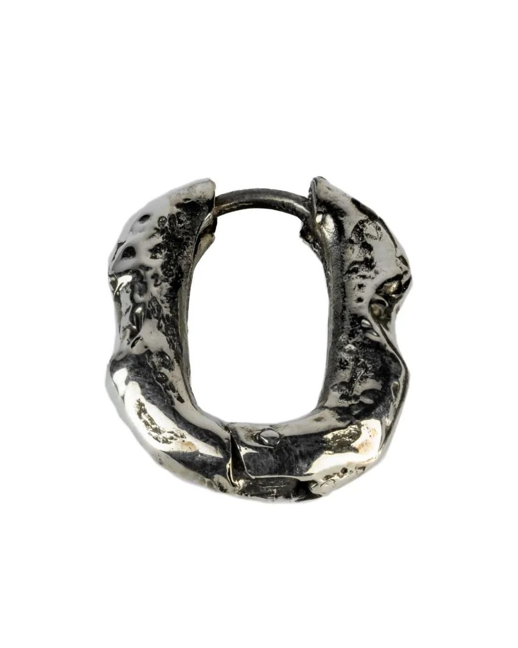 Parts Of 4 Black Sterling- Deco Earring