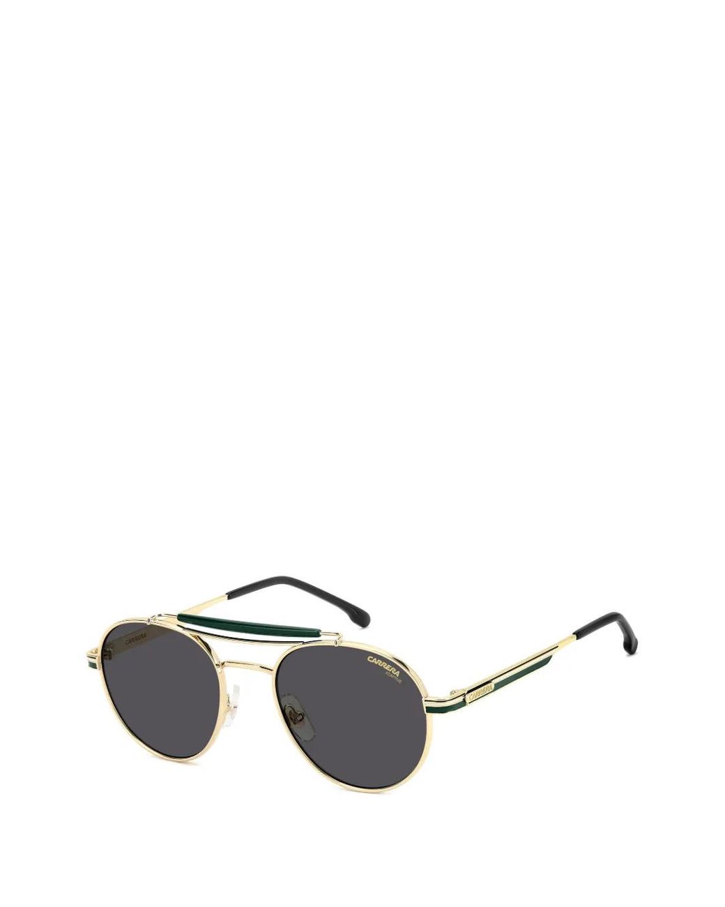 Carrera Metallic Pilot-Frame Double-Bridge Sunglasses for men