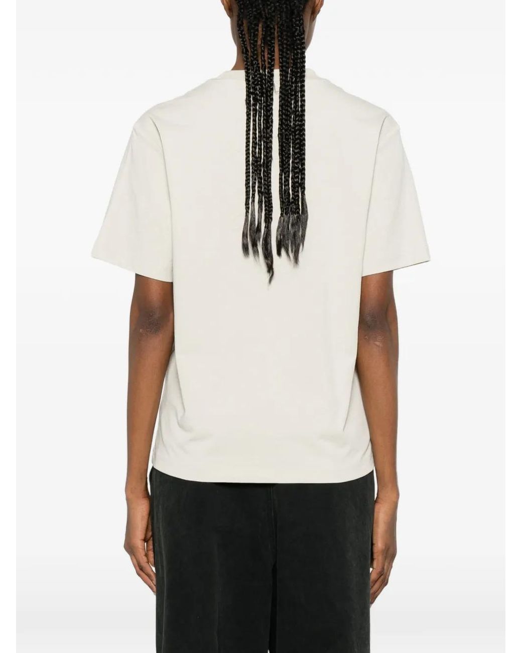 Adidas By Stella McCartney White Adidas By Stella Mccartney Logo T-Shirt