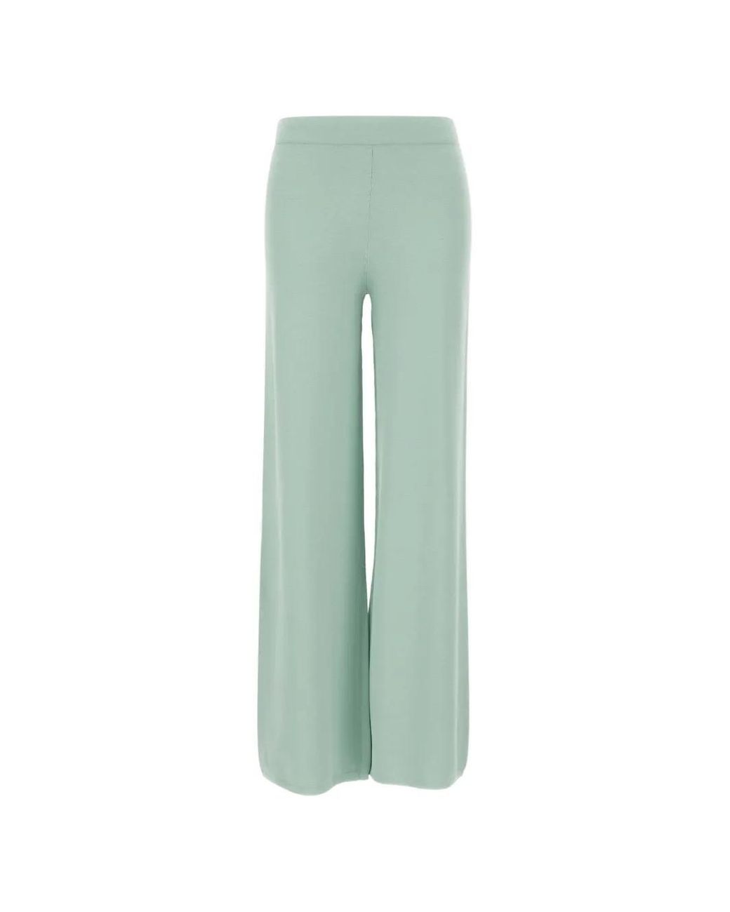 Kangra Green Pantalon Palazzo À Taille Élastiquée