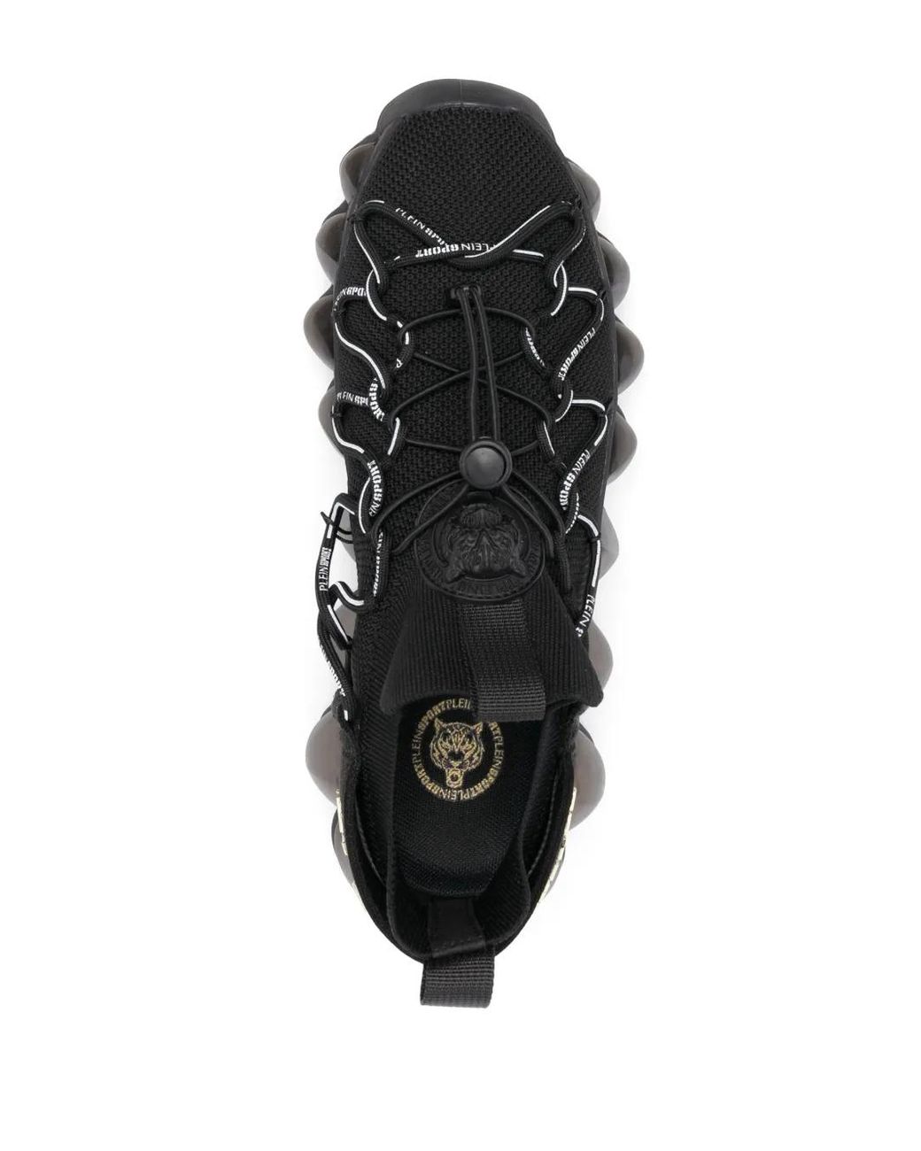 Philipp Plein Black The Bubble Gen.X.02 Tiger Low-Top Sneakers