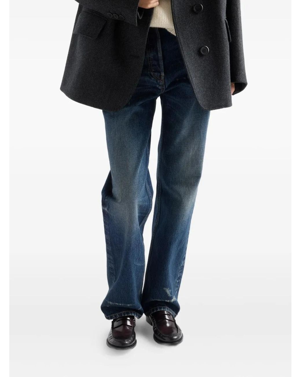 Prada Jeans Met Vijf Zakken in het Blue