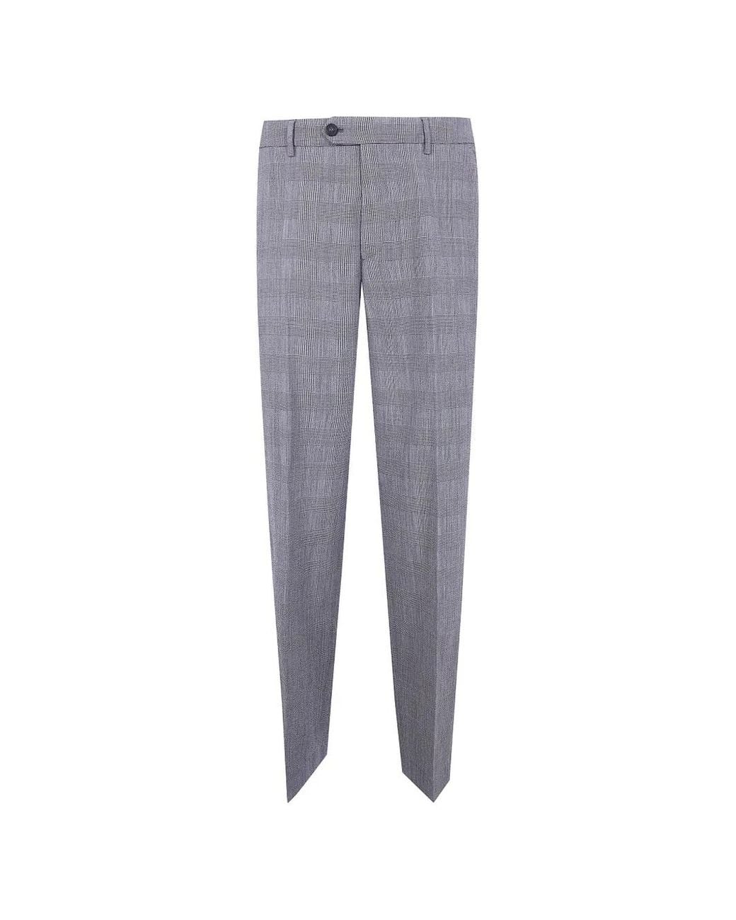Golden Goose Deluxe Brand Gray Prince Of Wales Check Slim Pants for men