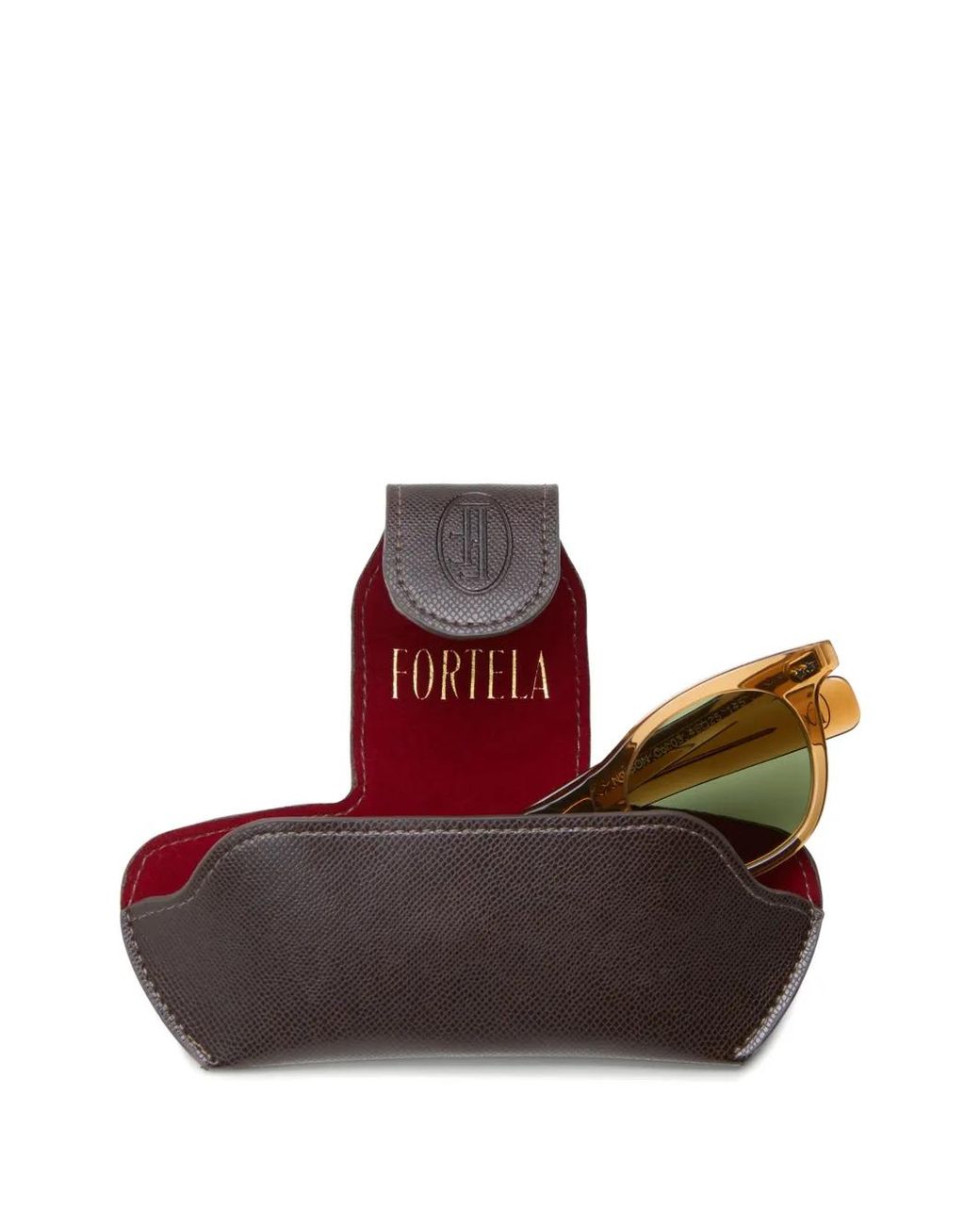 Fortela Green Less Square-Frame Sunglasses for men