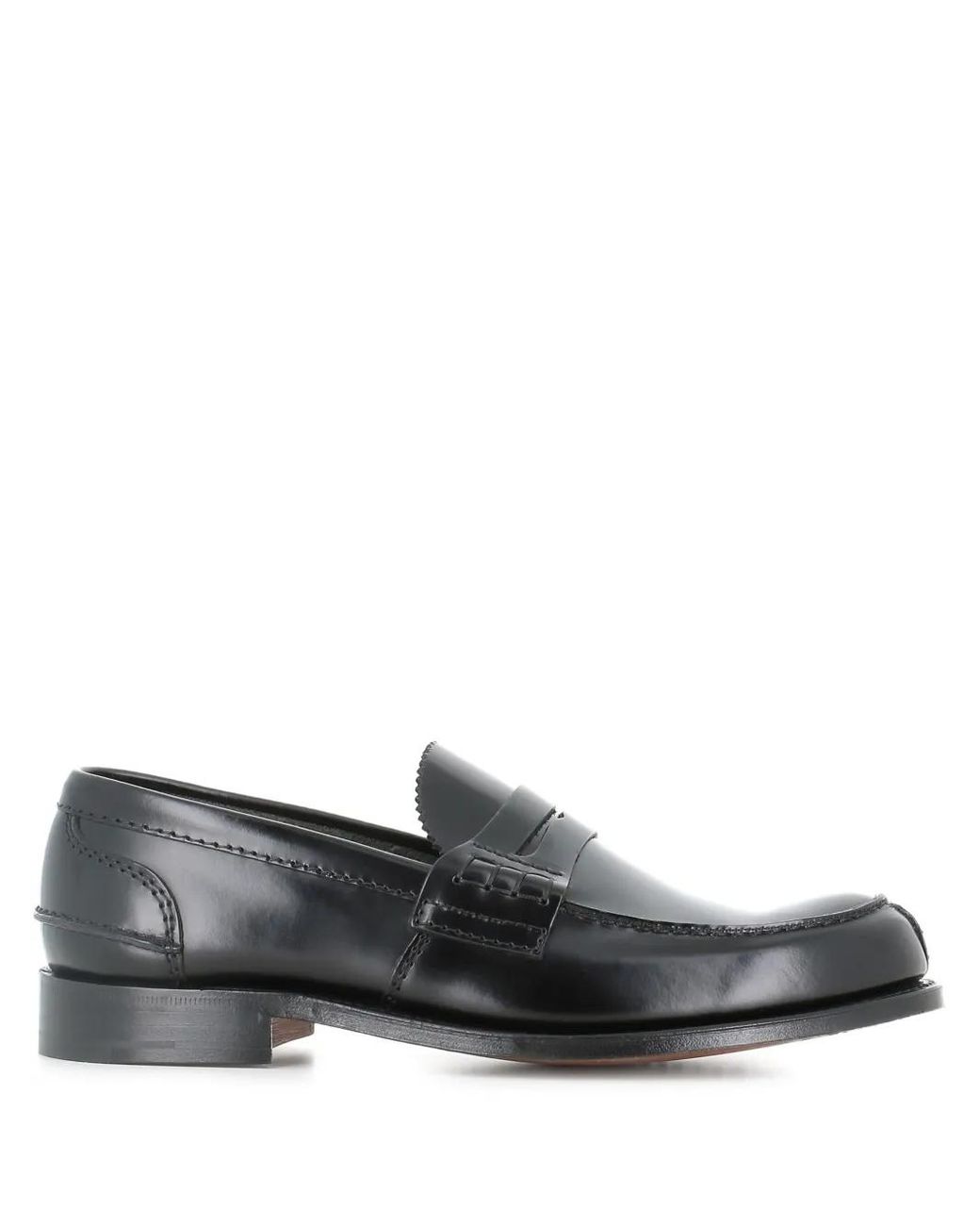 Church's Gray Leather Loafers for men