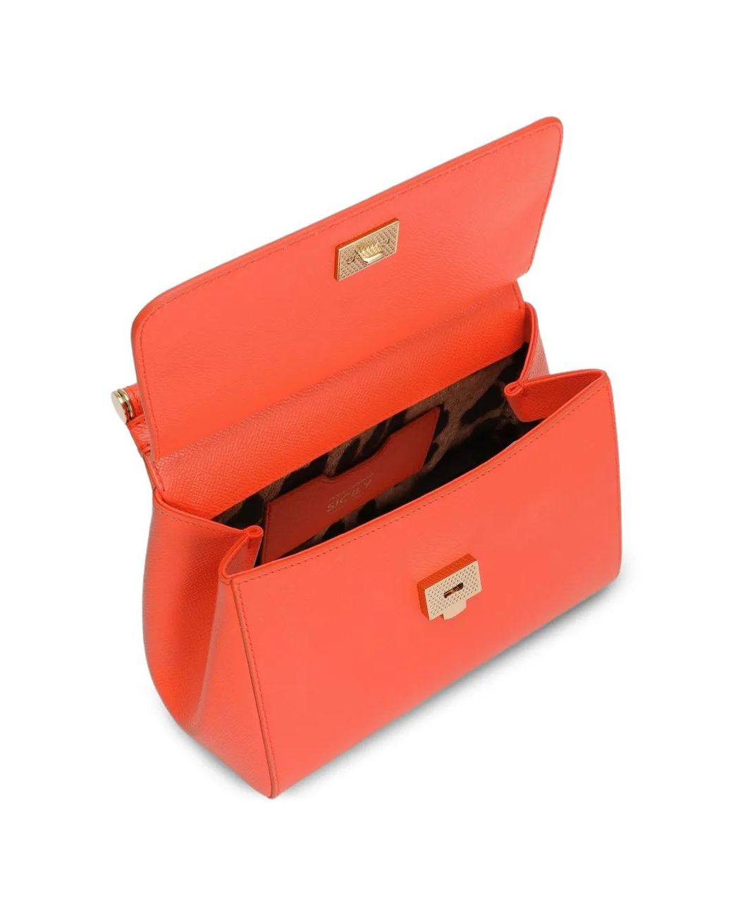 Dolce & Gabbana Red Small Sicily Handbag