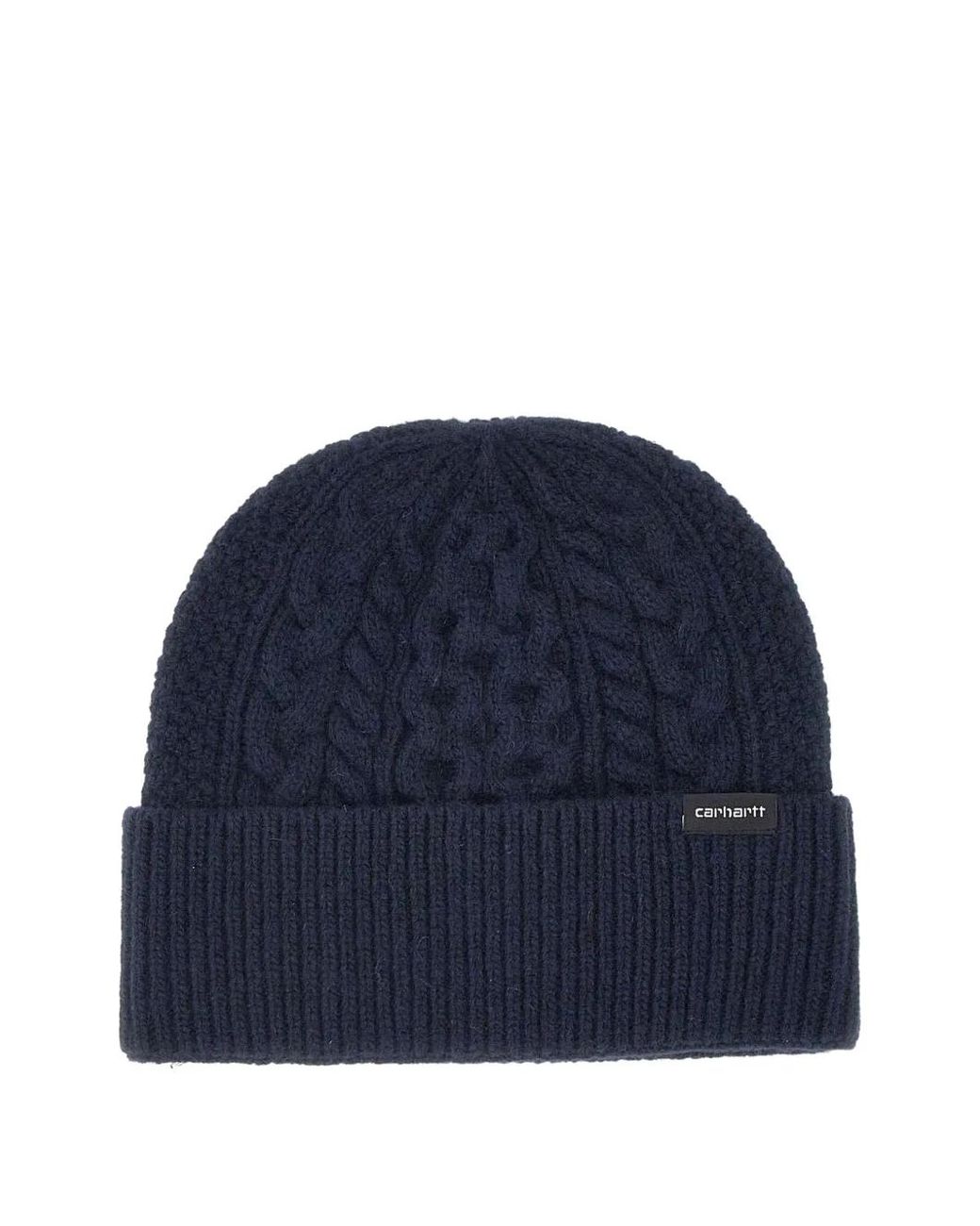 Carhartt Blue Bonnet Caster En Maille Torsadée for men