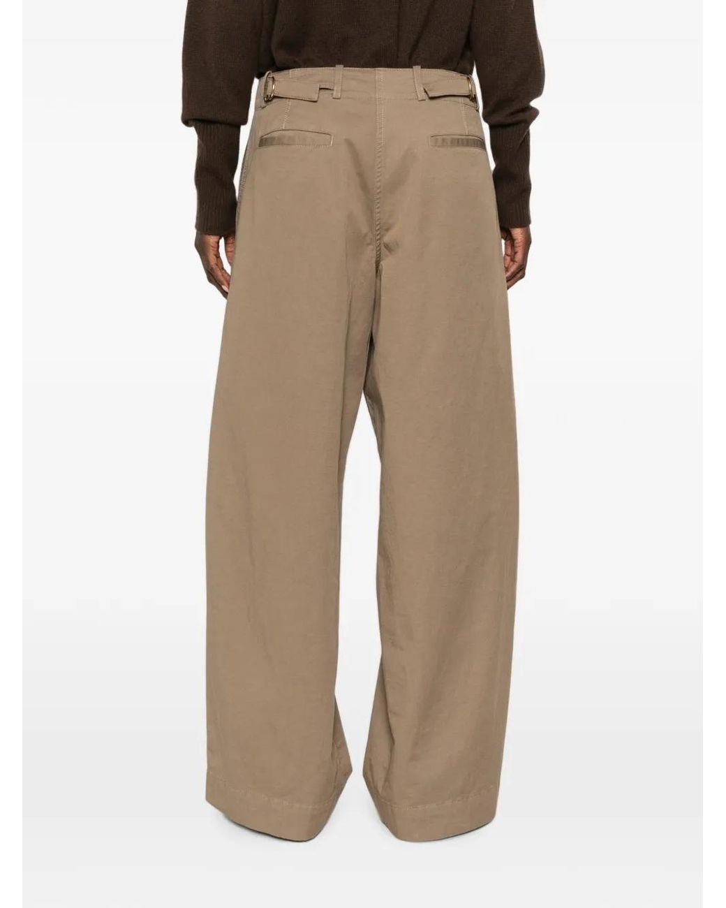 The Row White Fadry Wide-leg Trousers