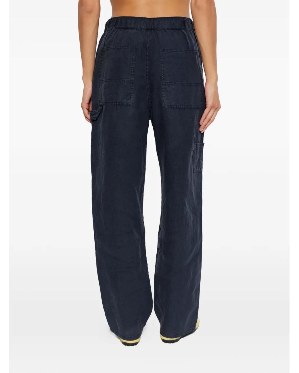 Rag & Bone Blue Drawstring-Waist Cargo Pants