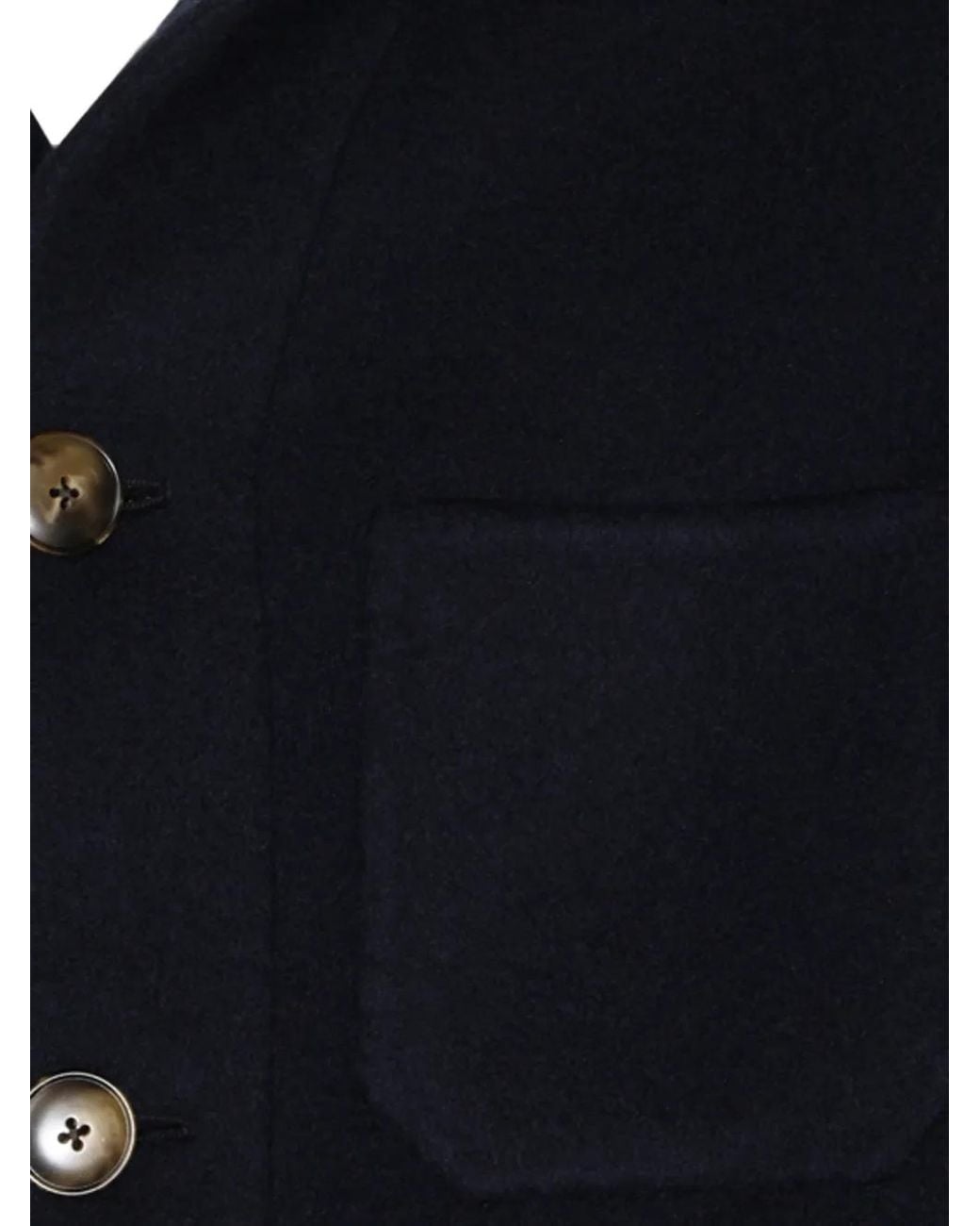 Canali Blue Button-Fastening Pocket Jacket for men