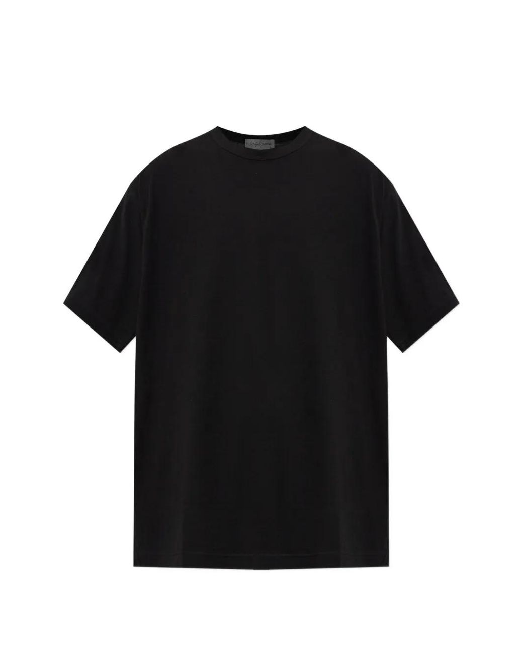 Yohji Yamamoto Black Crew-Neck T-Shirt for men