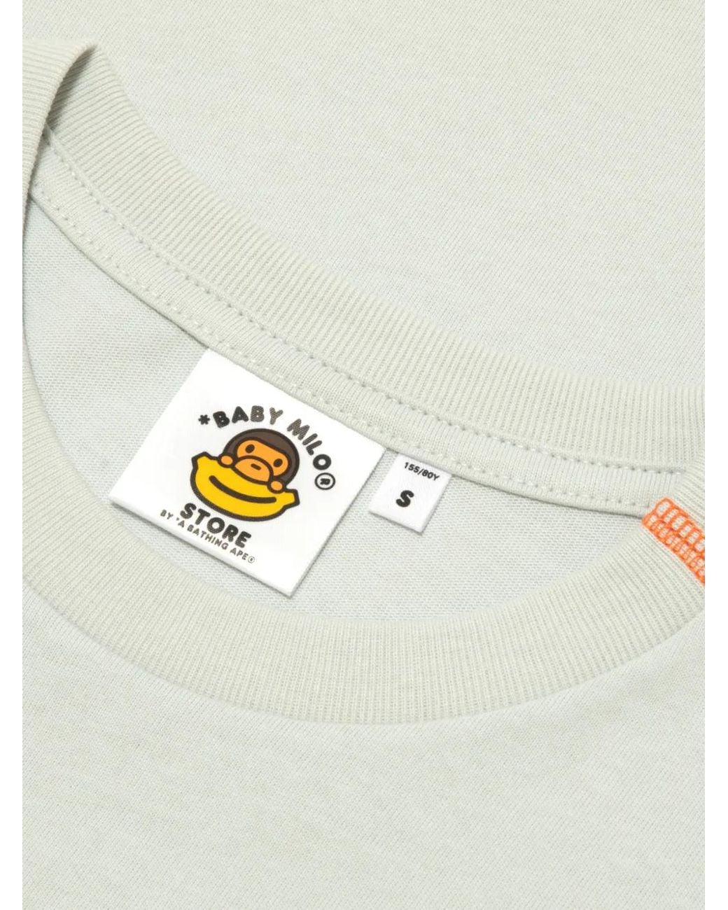 *BABY MILO® STORE BY *A BATHING APE® White Graphic-Print T-Shirt