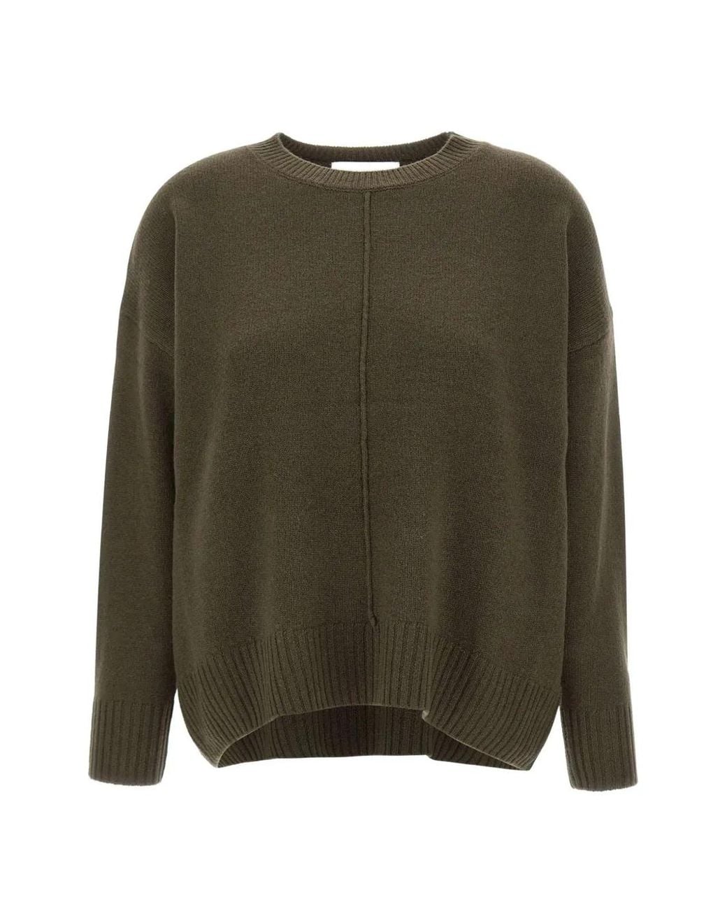 Kaos Green Dropped-Shoulder Wool Sweater