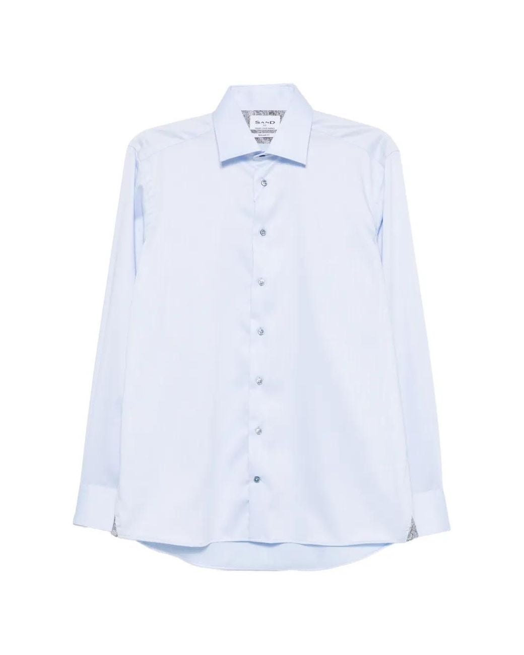 Sand White Gordon Long-Sleeve Button-Down Shirt for men