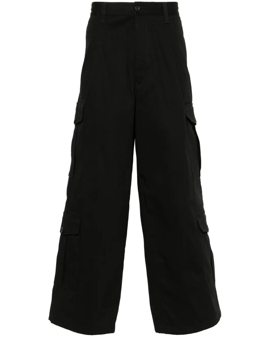 Emporio Armani Black Trouser Clothing for men