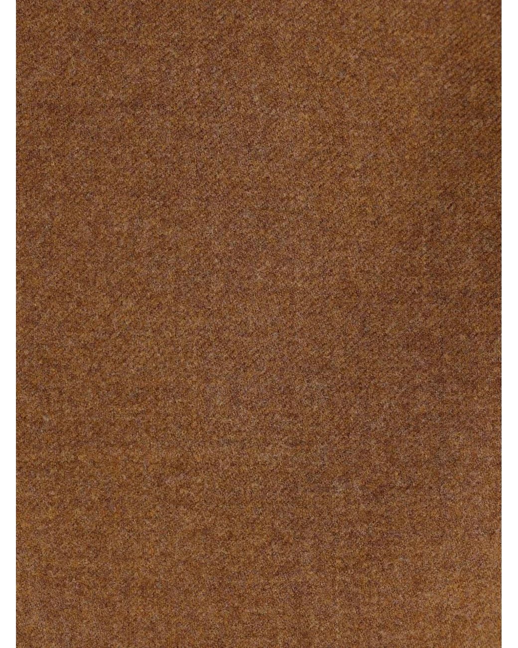 Aspesi Brown Button-Down Flannel Shirt