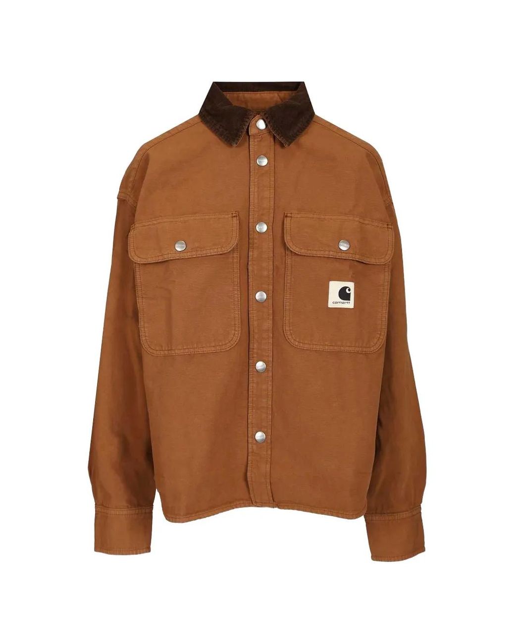 Carhartt Brown Prescott Buttoned Overshirt