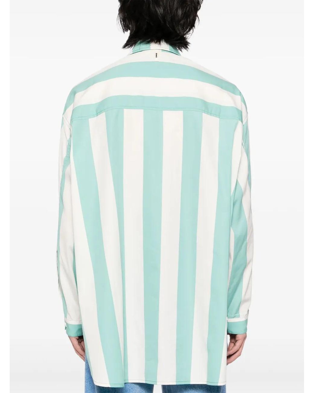 Sunnei Blue Mega Over Shirt for men
